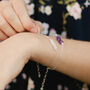 Minimal Sterling Silver Moonstone Bracelet, thumbnail 1 of 7