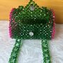 Heart Beaded Duffle Bag, thumbnail 10 of 10