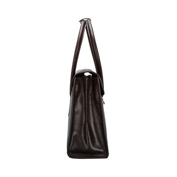 Ladies Large Leather Laptop Work Bag. 'The Fabia', 7 of 12