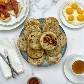 Handmade Flavoured Artisan Crumpets Mix And Match, 8 of 12