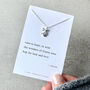 Easter Bunny Haiku Poem Silver Necklace, thumbnail 1 of 4