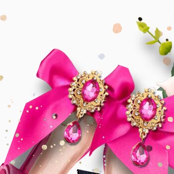 Luxury Personalised 50th 3D Birthday Card For Her Pink Heel Scented Handmade, 11 of 11