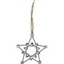Handmade Metal Hanging Star Decoration, thumbnail 3 of 3