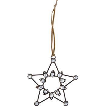 Handmade Metal Hanging Star Decoration, 3 of 3