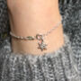 Sterling Silver Snowflake Christmas Necklace, thumbnail 9 of 11