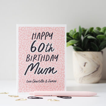 Personalised 60th Birthday Card For Mum, 3 of 4