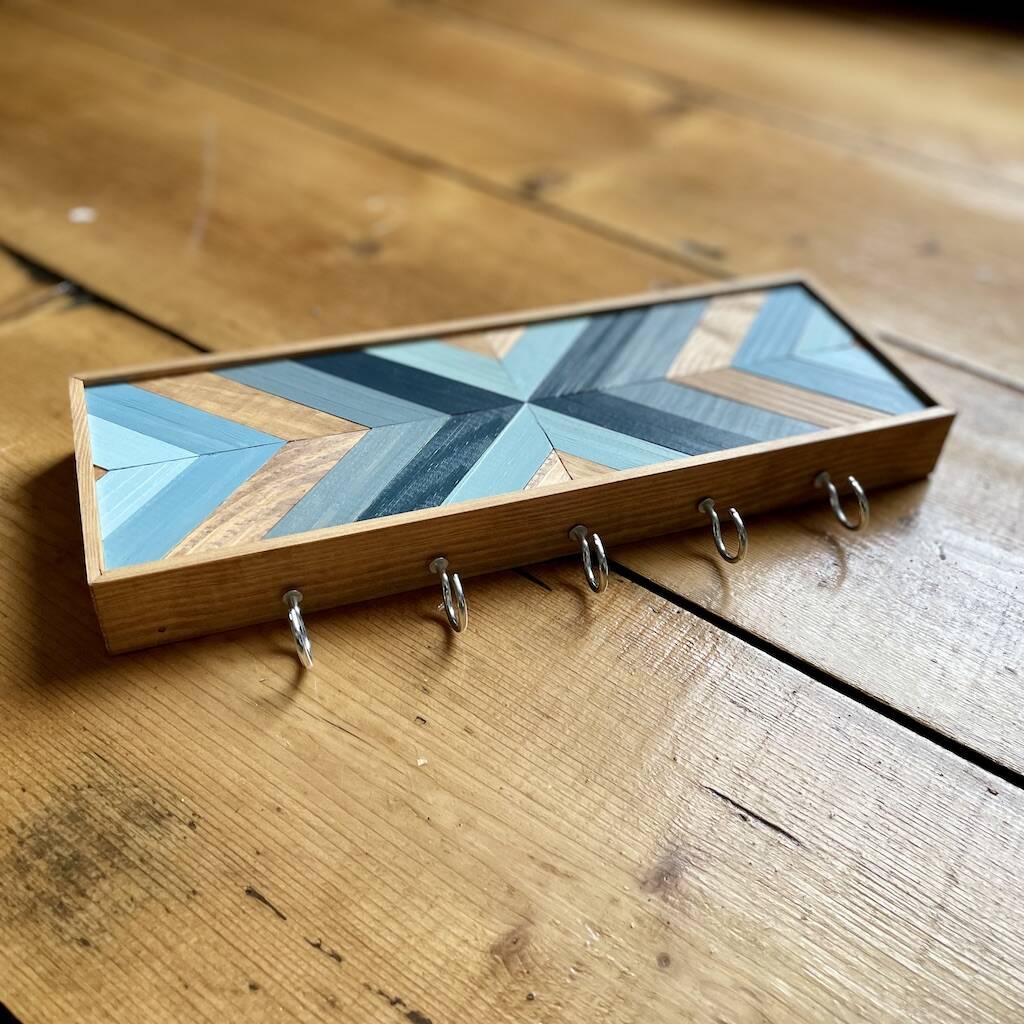 Colourful Mosaic Key / Jewellery Holder By The Porcupine Creative