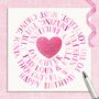 Daughter Birthday Card Pink Sparkle Heart, thumbnail 1 of 5