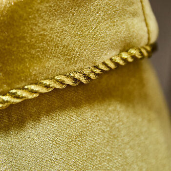 Personalised Luxury Gold Velvet Christmas Stocking, 5 of 8