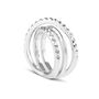 Entwined Serpent Ring In Silver, thumbnail 3 of 7