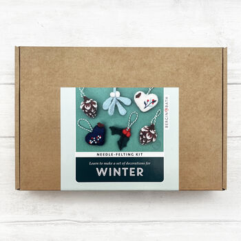 Needle Felting Kit Winter Decorations, 10 of 10