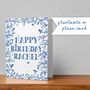 Personalised Birthday Card Plantable Or Standard, thumbnail 1 of 2