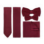 Wedding Handmade Polyester Knitted Pocket Square In Wine Red, thumbnail 4 of 12