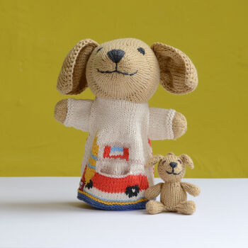 Hand Knitted Pocket Puppets In Organic Cotton, 8 of 12