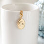 Gold Plated Crescent Moon And Star Necklace, thumbnail 1 of 7