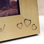 Personalised Love Hearts Photo Frame, thumbnail 2 of 5