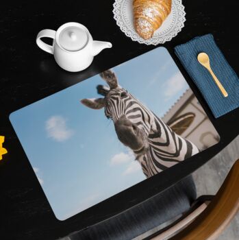 Placemats Featuring A Zebra, 2 of 2