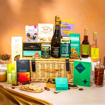 Thank You Luxury Wicker Family Hamper With Gift Card Alcohol Optional, 2 of 10