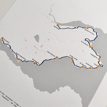 Fife Coastal Path Personalised Print, 2 of 5