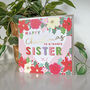 Celebration Christmas Sister Card, thumbnail 2 of 2