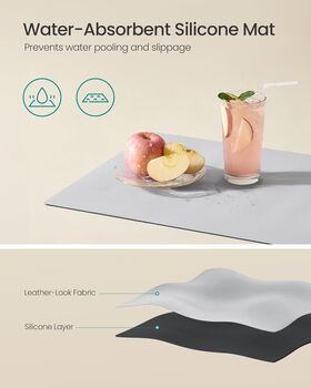 Dish Drainer Rack Extendable Spout Drying Rack, 6 of 8