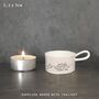 Gift Boxed Friend Tealight Holder Friendship Porcelain, thumbnail 2 of 6