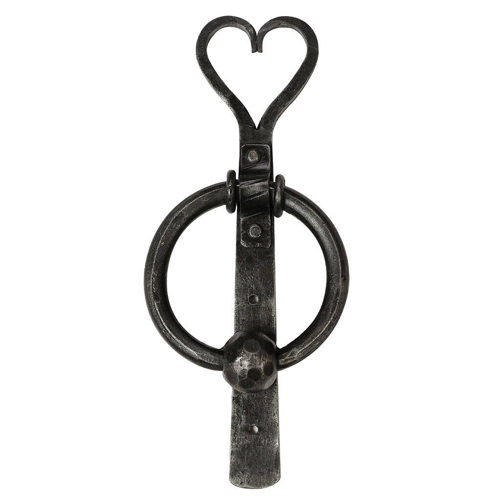 Traditional Iron Heart Front Door Knocker By Dibor | notonthehighstreet.com