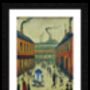 Framed 'Droid' A4 Lowry Style Art Print, thumbnail 2 of 2