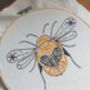 Whimsical Bumblebee Embroidery Kit, thumbnail 3 of 12