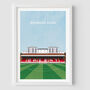 Football Stadium Minimalist Art Print Gift Request Any Stadium, thumbnail 11 of 12