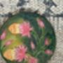 Set Of Four Coasters, Handpainted Peacocks, thumbnail 6 of 11