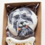 Personalised Hand Iced Pet Portraite Letterbox Biscuit Gift, thumbnail 7 of 11