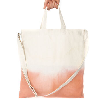 Ombre Tote Bag Pink, 4 of 4