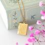 Book Shaped Locket Necklace In Gift Box, thumbnail 1 of 2