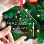 First Home Christmas Ornament Keepsake Gift For Couple, thumbnail 1 of 5