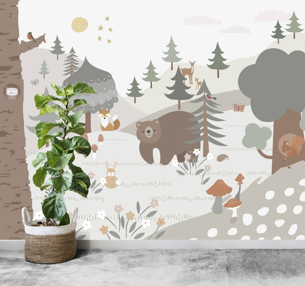 Woodland Wallpaper By munks and me