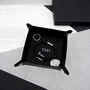 Personalised Initial Leather Coin Tray, thumbnail 1 of 7