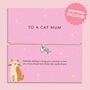 To A Cat Mum Heart And Fish Bone Adjustable Bracelet, thumbnail 1 of 7