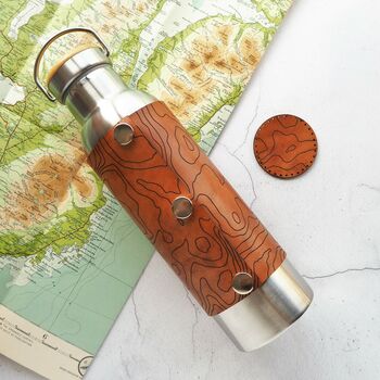 Personalised Map Insulated Flask Bottle, 6 of 9