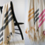 Personalised Handwoven Cotton Throw Blanket, Gift For Her, thumbnail 10 of 10
