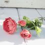 Red Coloured Artificial Rose Bunch, thumbnail 3 of 12