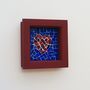 Handmade Framed Heart Mosaic Wall Art, thumbnail 7 of 7