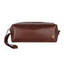 Personalised Leather Classic Wash Bag/Dopp Kit, thumbnail 2 of 10