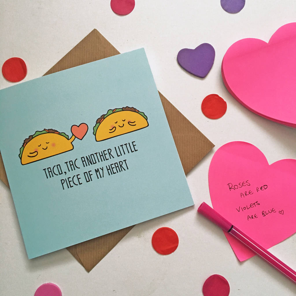 Funny Anniversary Gifts
 Funny Wedding Anniversary Card Taco Lover By Ladykerry
