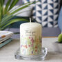 Personalised Thank You Teacher Wildflower Candle, thumbnail 5 of 6