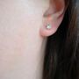 Amethyst Stud Earrings, thumbnail 4 of 6