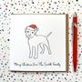 Personalised Dog Christmas Card, thumbnail 2 of 11