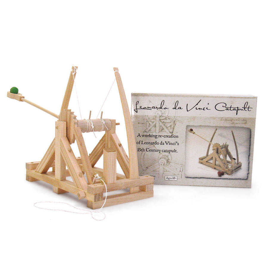 Leonardo Da Vinci Wooden Catapult Kit By Artful Kids