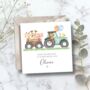 Safari Train Animals Birthday Card For Any Age, Colour Choices, thumbnail 2 of 5