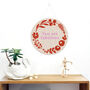 Floral Screen Printed Plaque ' You Are Fabulous ', thumbnail 1 of 8